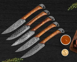 Image of Elevate-Your-Culinary-Experience-with-Blacksteel-Explore-Our-Exquisite-Damascus-Steel-Kitchen-Knife-Collection BlackSteel Cutlery
